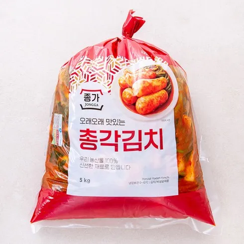 종가집총각김치5kg 솔직 후기