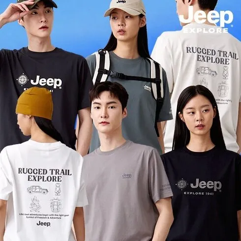 JEEP 남성 24 SUMMER COOL SORONA 반팔 티셔츠 4종 가격비교 알아보기